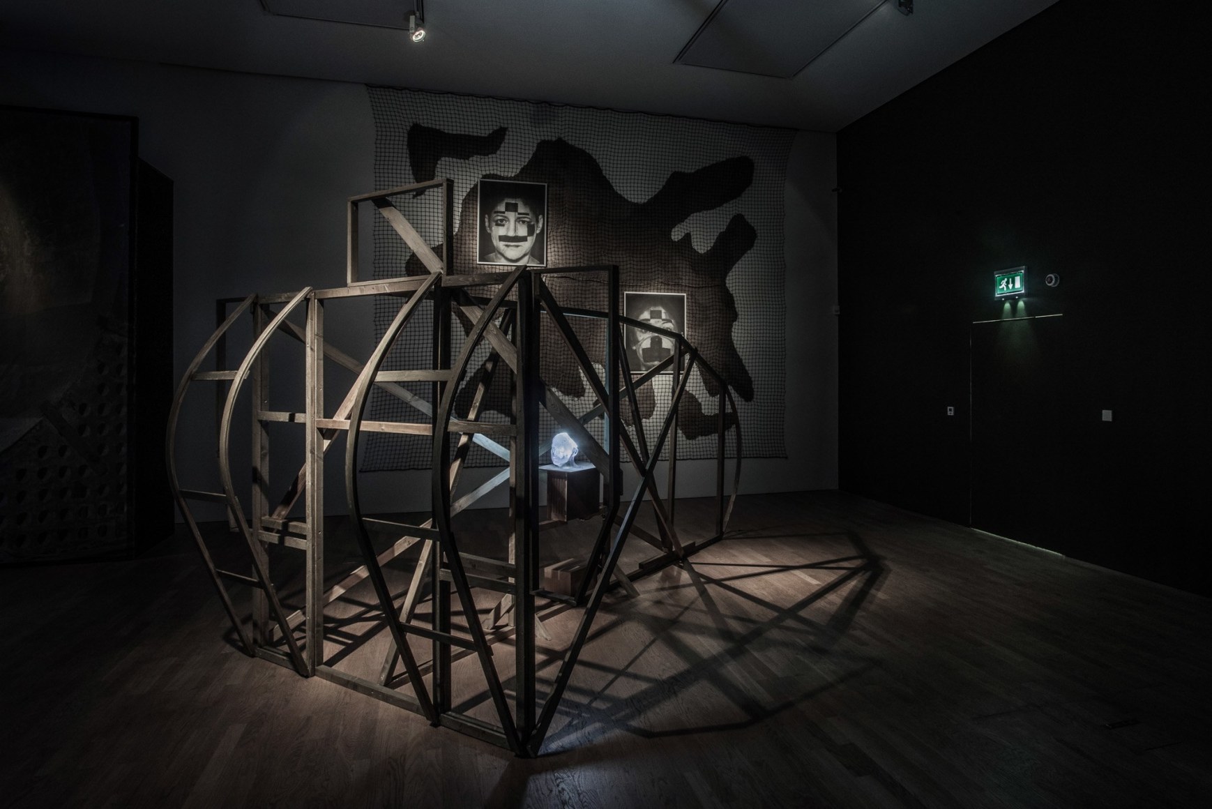Jane and Louise Wilson, Installation view: Undead Sun: We Put the World Before You, Middlesbrough Institute of Modern Art, 2016