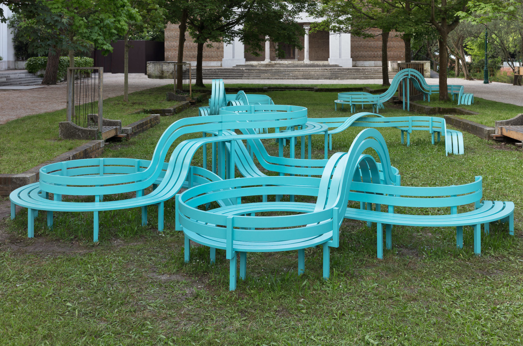 Exhibition view: May You Live In Interesting Times, 58th International Art Exhibition – La Biennale di Venezia, Venice, 2019, © Jeppe Hein, courtesy 303 Gallery, New York; König Galerie, Berlin; Galleri Nicolai Wallner, Copenhagen. Photo: Andrea Rossetti