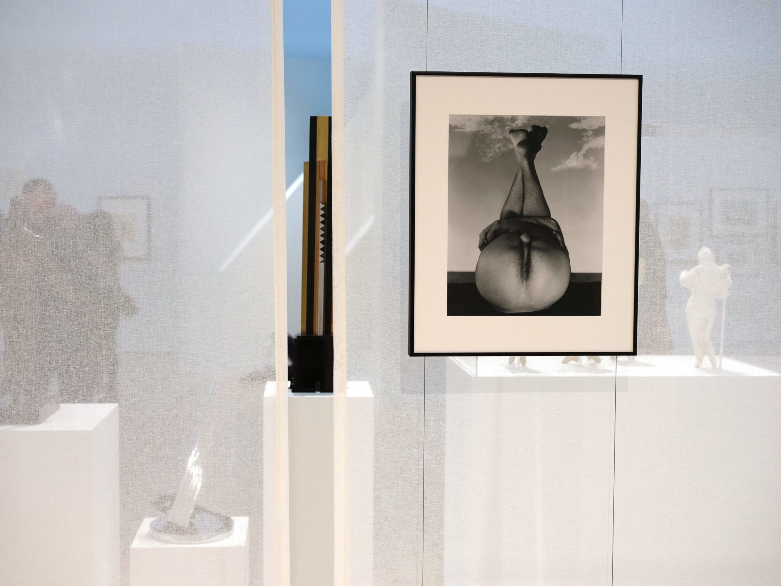 installation view of Transmissions, Whitney Museum of American Art, New York