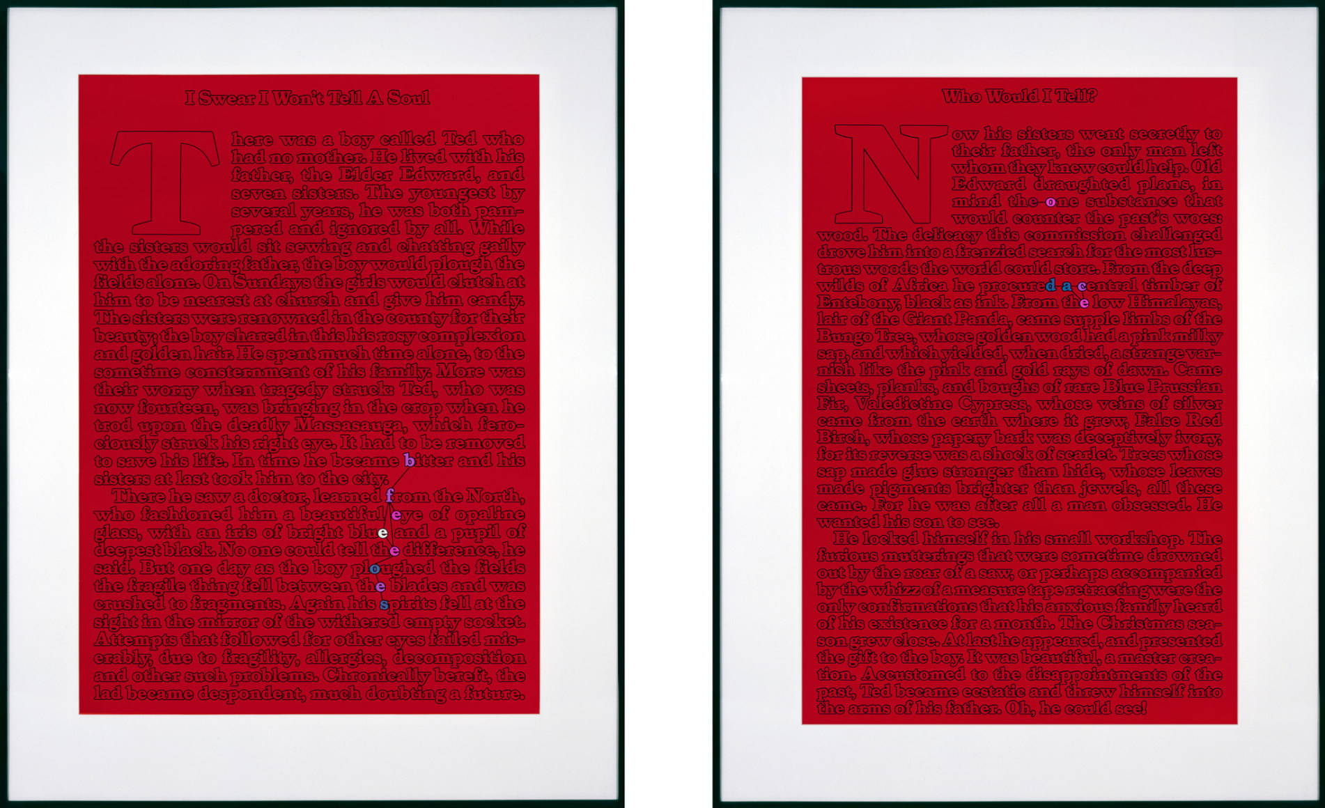 Larry Johnson, Untitled (I Swear I Won't Tell a Soul. Who Would I Tell?), 1989