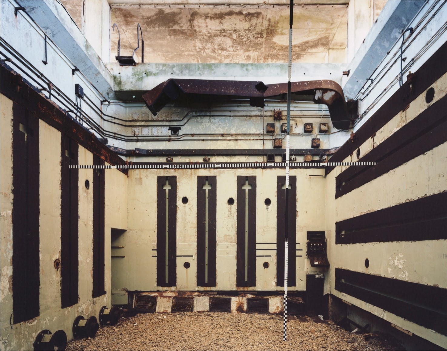 Jane and Louise Wilson, Toxic Camera, Blind Landing Lab 4 (H - Bomb Testing Facility, Orford Ness), 2012