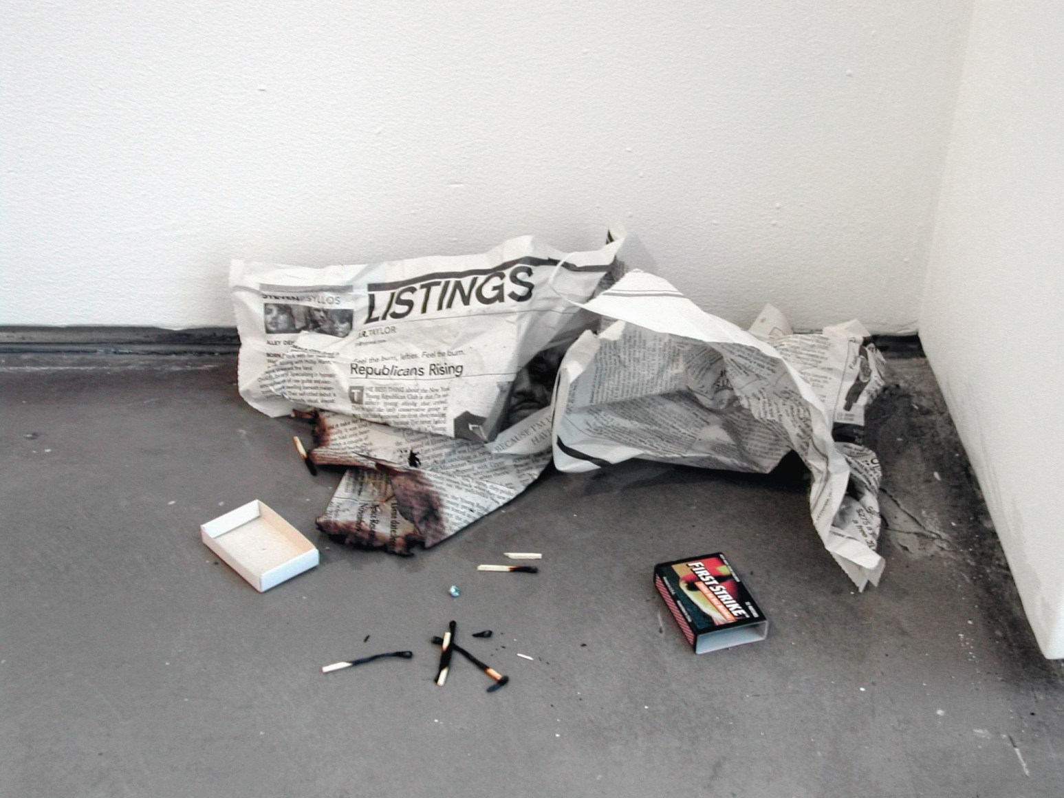 Hans-Peter Feldmann, Pyromaniac