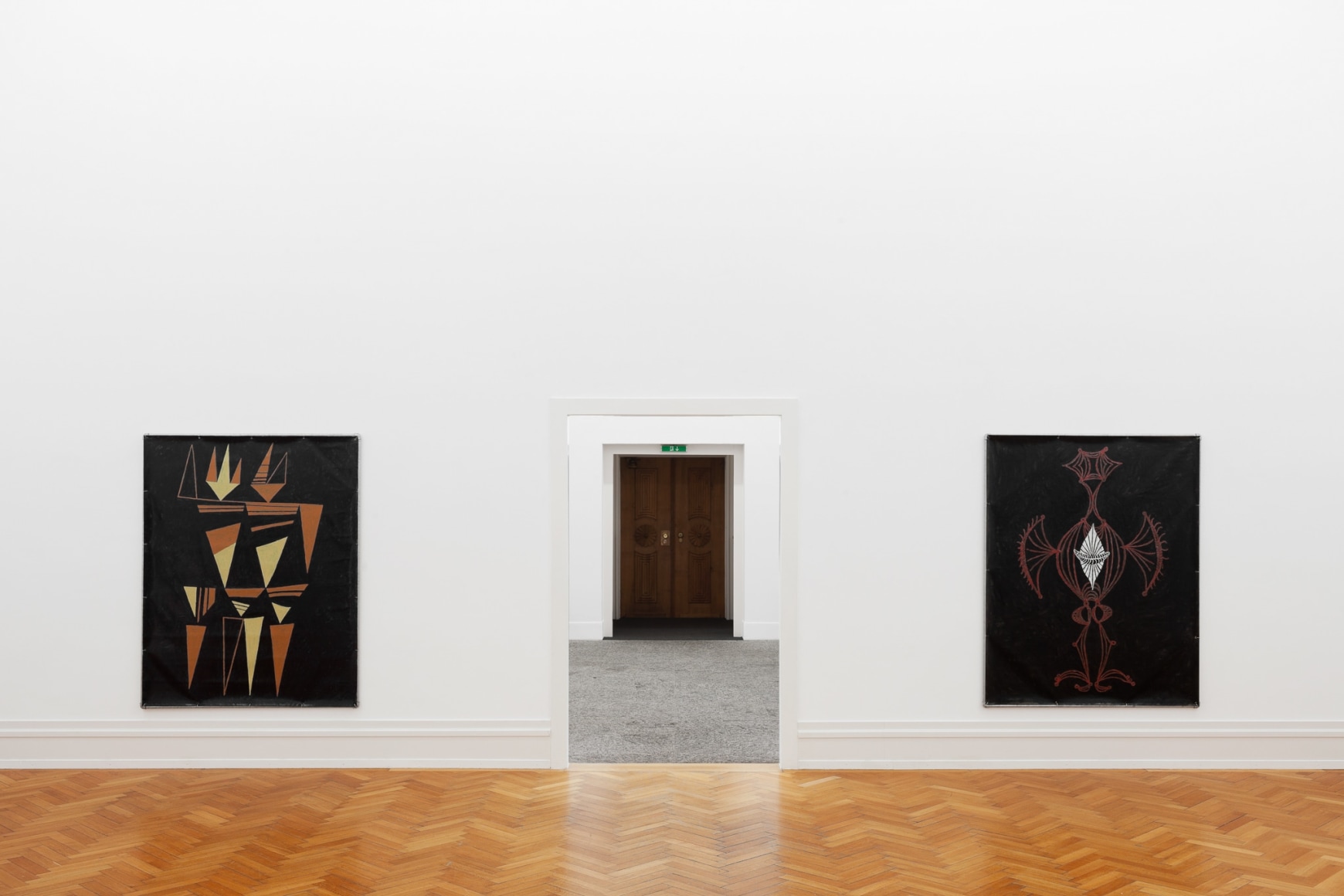 Valentin Carron, Installation view: Do ré mi fa sol la si do, Kunsthalle Bern, 2014