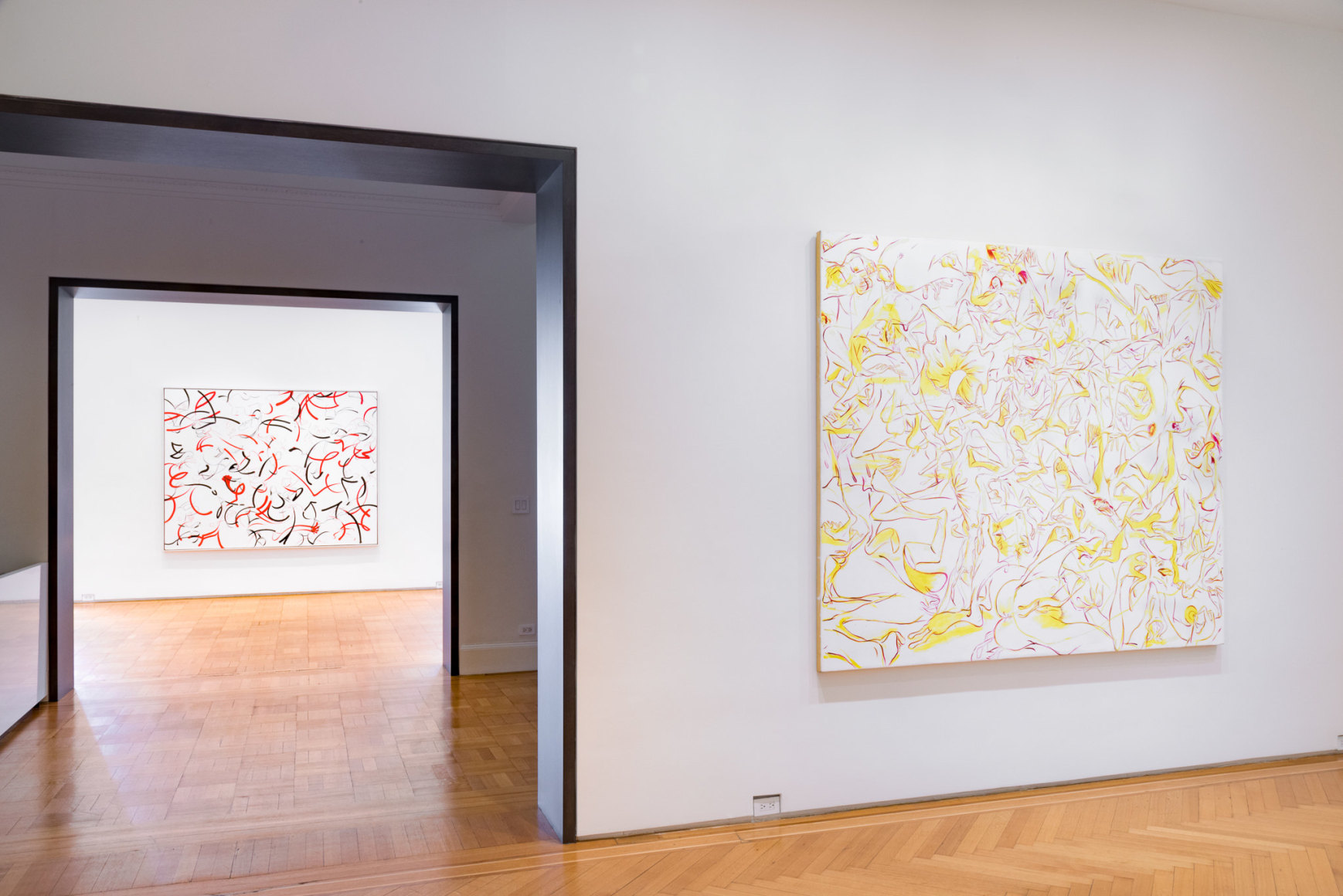 Sue Williams, Installation view: Paintings 1997-98, Skarstedt Gallery, New York, 2018