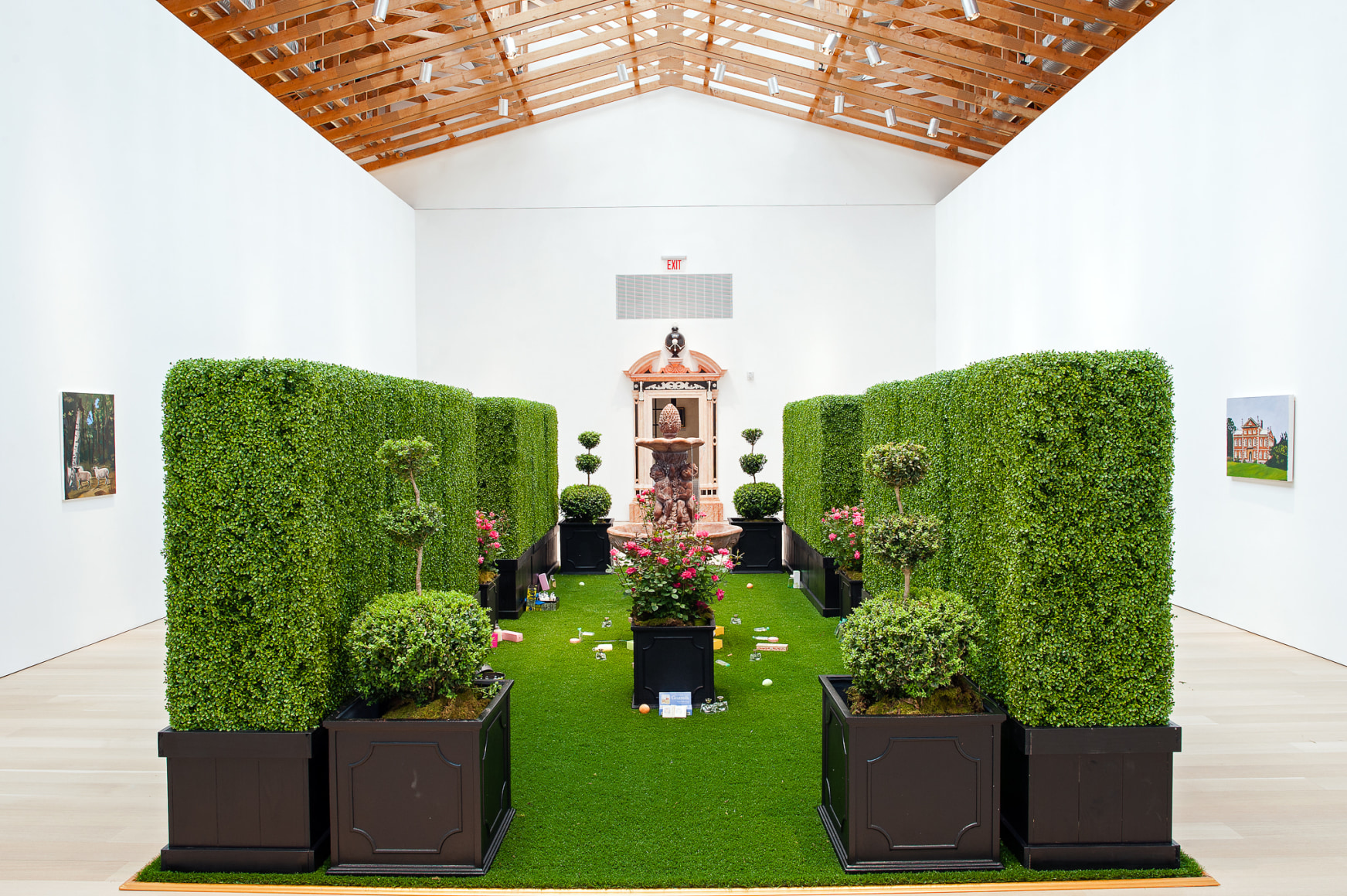 Karen Kilimnik, Installation view: The Brant Foundation Art Study Center, Greenwich, Connecticut, 2012