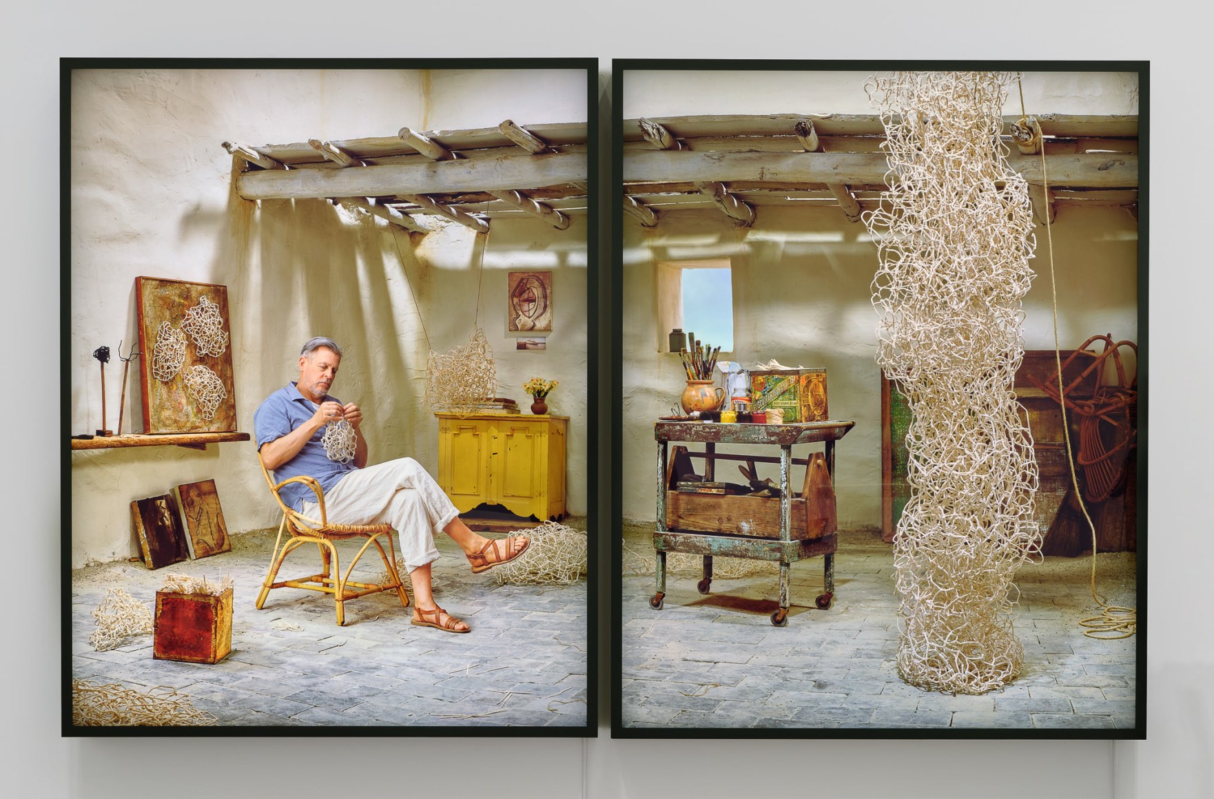 Rodney Graham, Pipe Cleaner Artist, Amalfi, ‘61, 2013