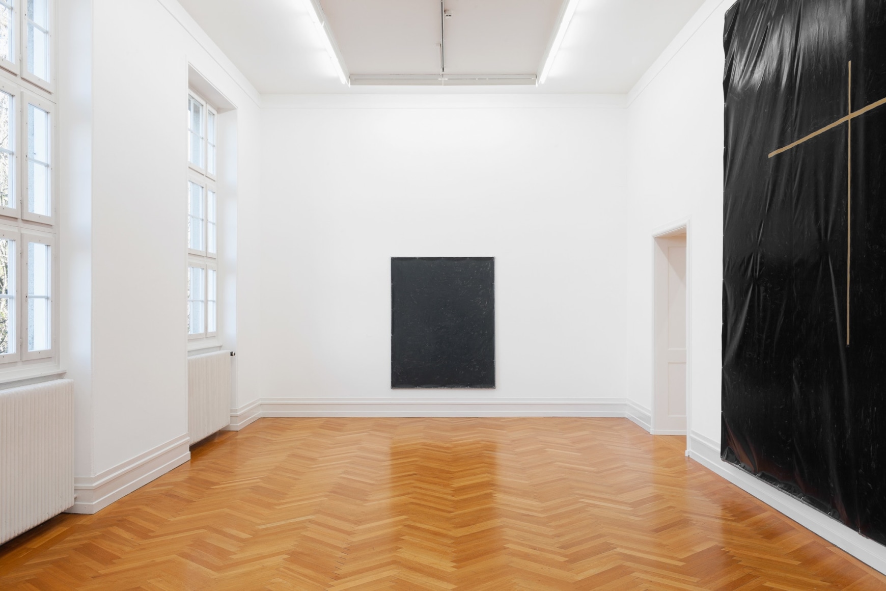 Valentin Carron, Installation view: Do ré mi fa sol la si do, Kunsthalle Bern, 2014