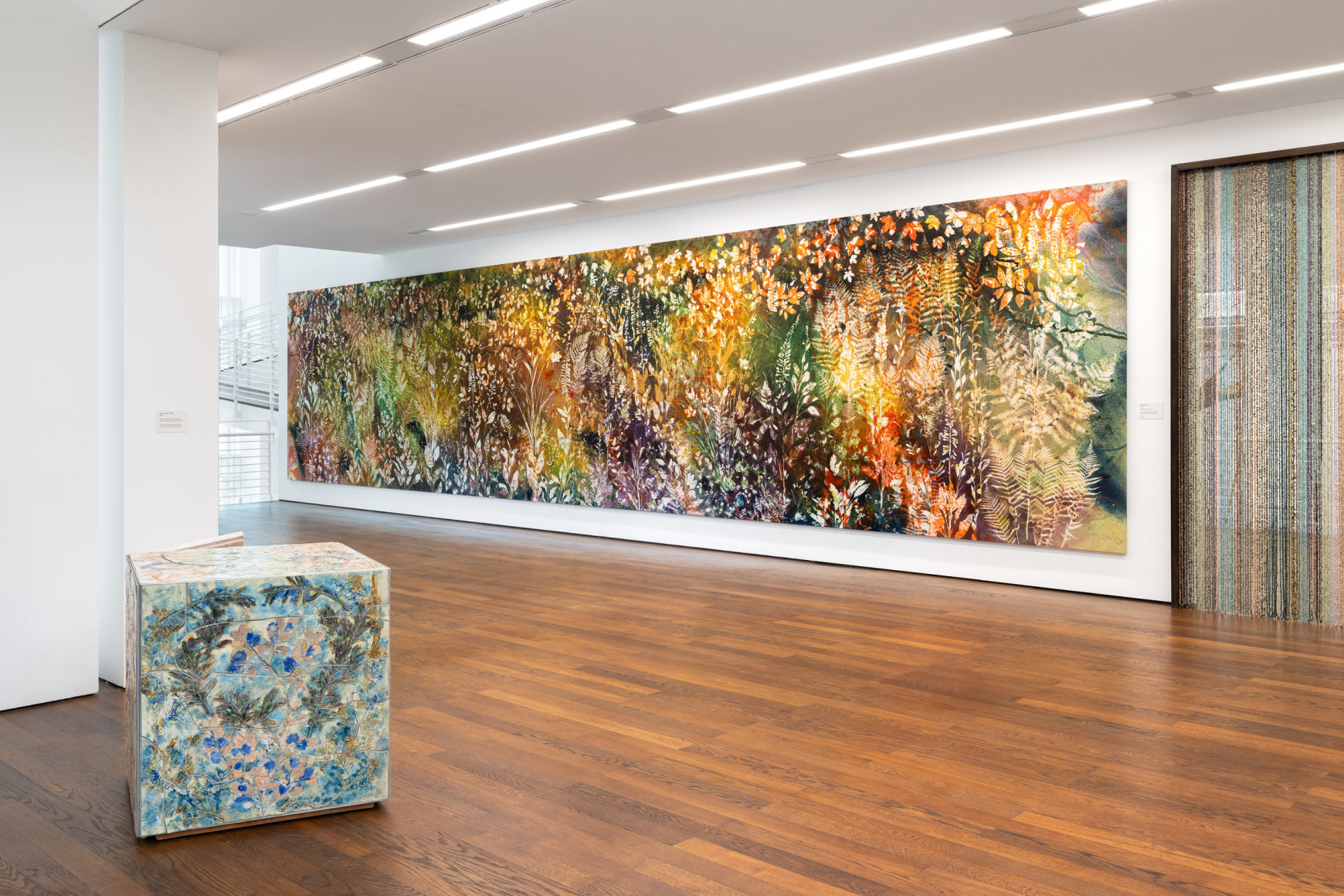 Sam Falls, Waldeinsamkeit, Museum Frieder Burda, 2024 ©Sam Falls; Photo: Nikolay Kazakov.