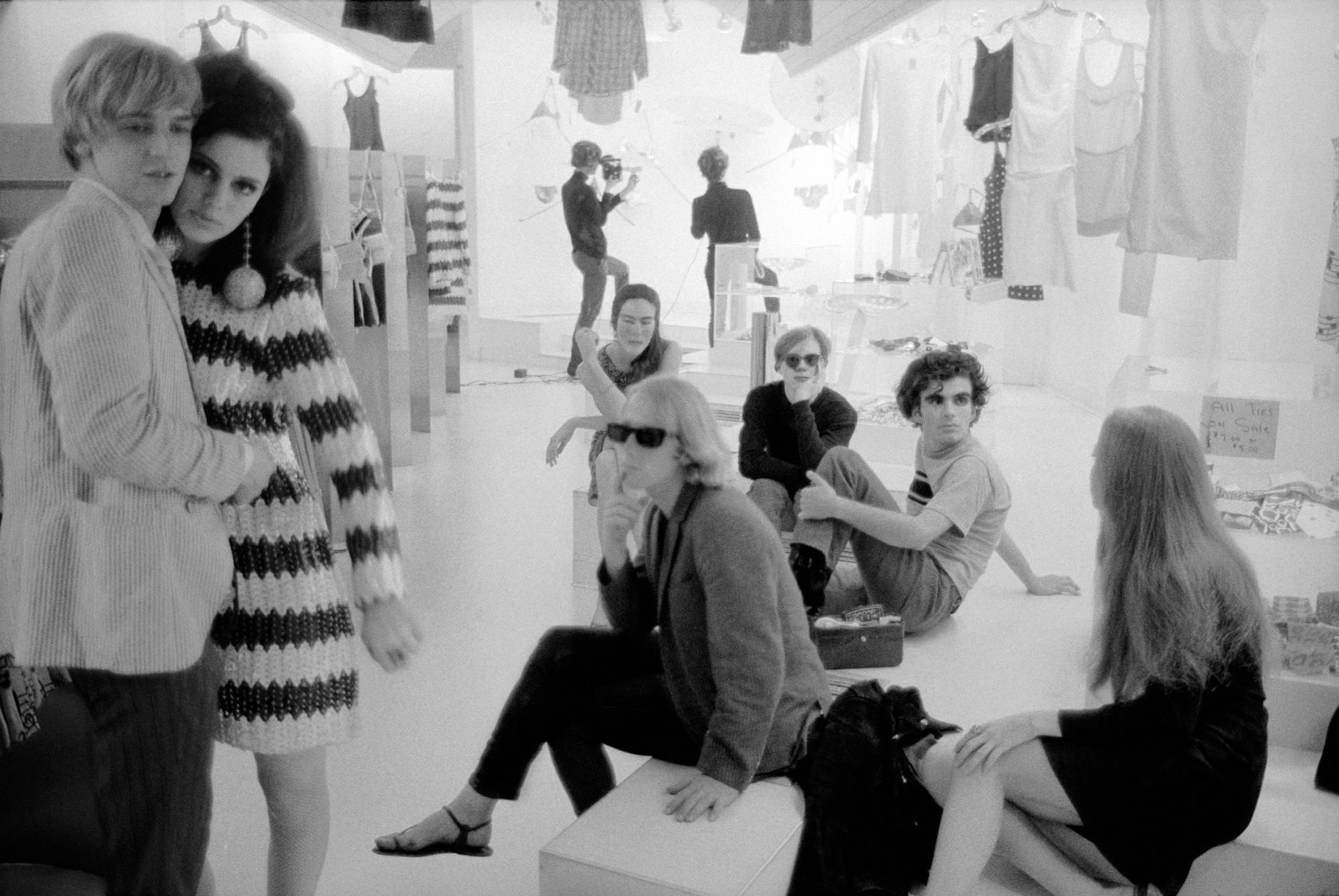 Stephen Shore, Rene Ricard, Susan Bottomly, Eric Emerson, Mary Woronov, Andy Warhol, Ronnie Cutrone, Paul Morrissey, Pepper Davis, 1965-1967