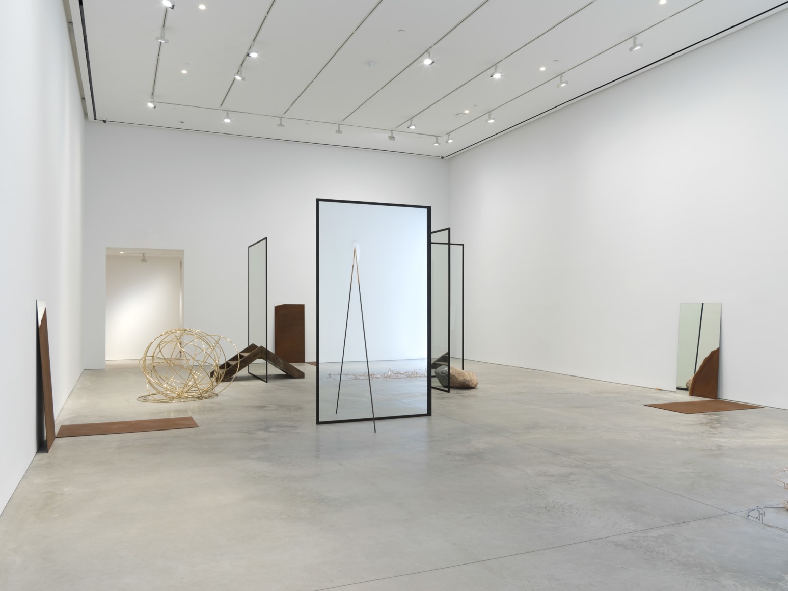 Alicja Kwade, Installation view: I Rise Again, Changed But The Same, 303 Gallery, 2016