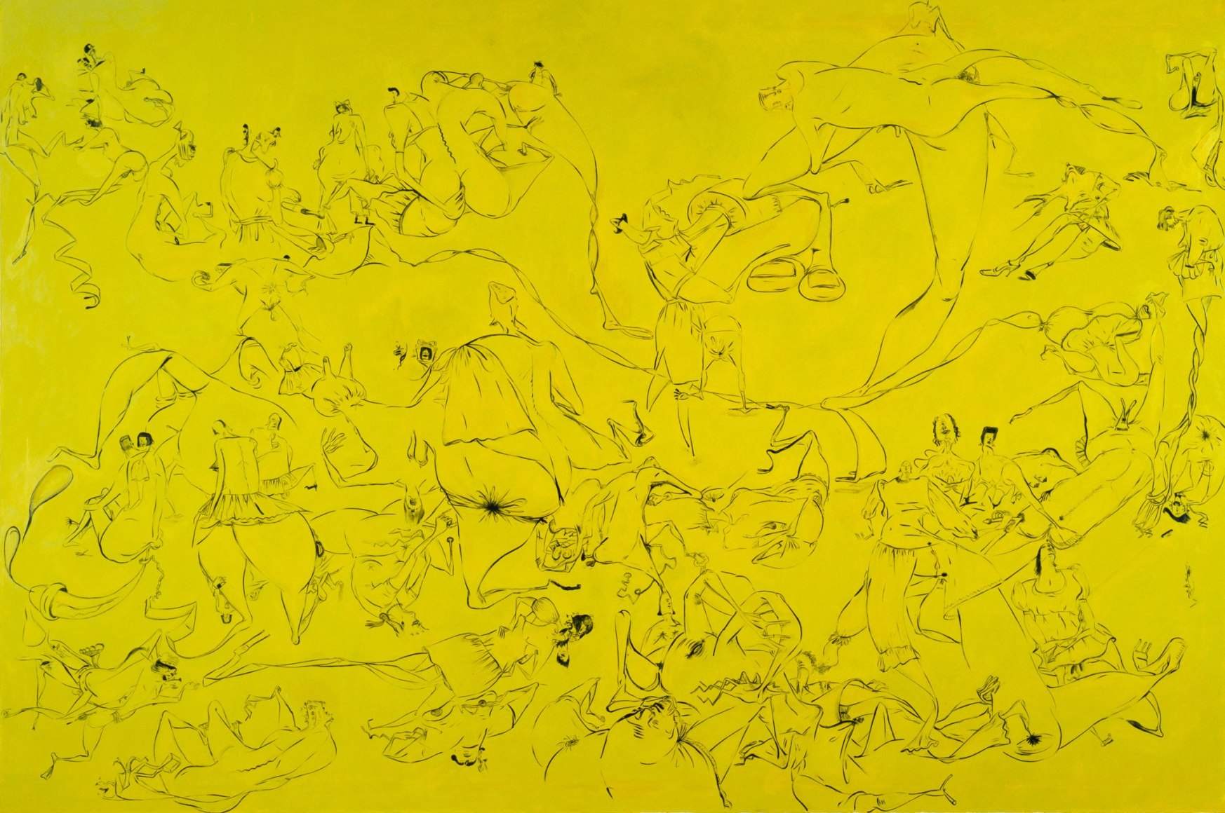 Sue Williams, Two Large Toes, 1996