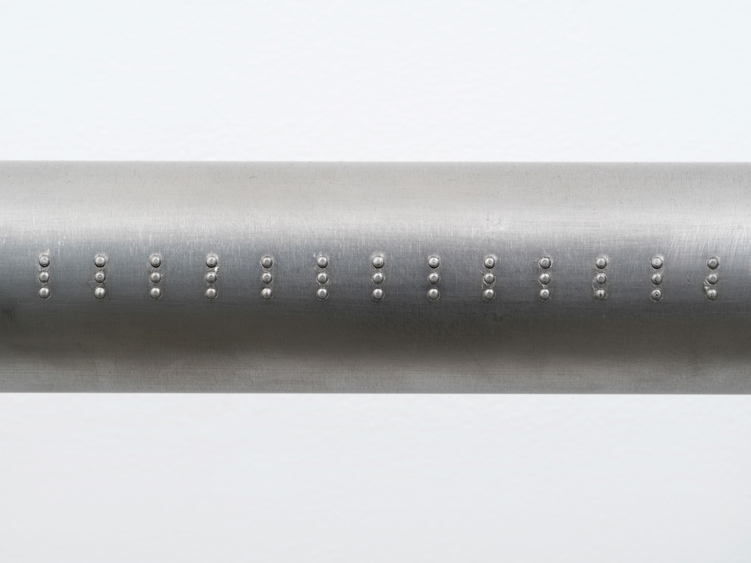 Jacob Kassay, L (detail), 2016