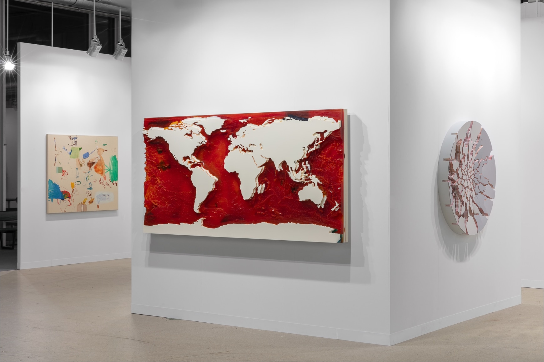 Installation view, Art Basel, 2024. 303 Gallery, Booth K21. Photo: Sebastiano Pellion di Persano