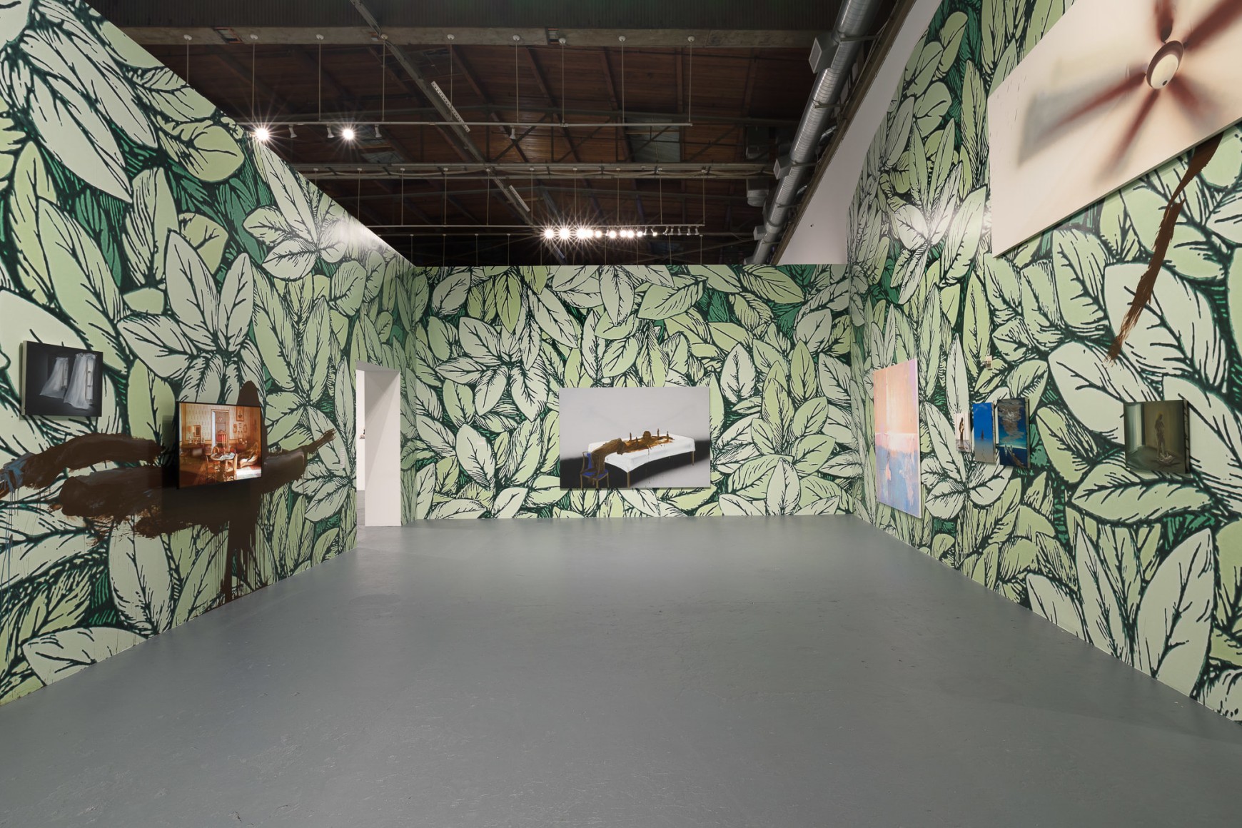 Installation view of Tala Madani: Biscuits, September 10, 2022 – February 19, 2023 at The Geffen Contemporary at MOCA. Courtesy of The Museum of Contemporary Art (MOCA). Photo by Jeff McLane.