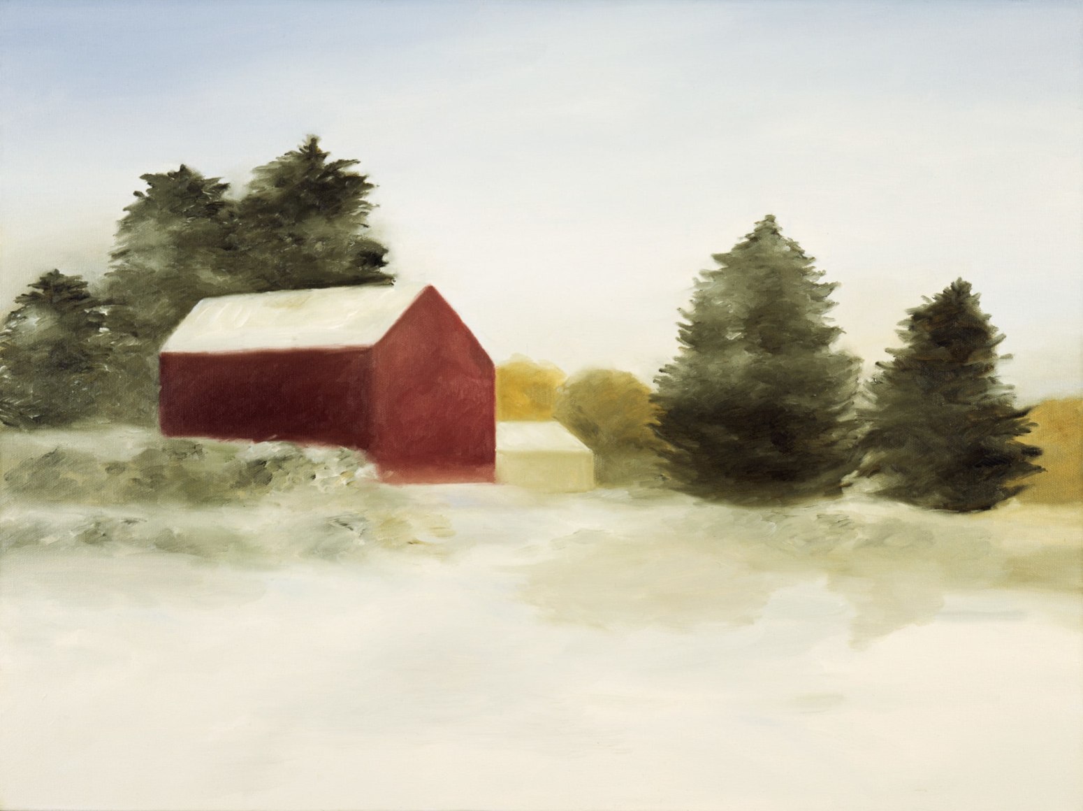 Maureen Gallace, Back Road from the Train, Easton, CT, 1997