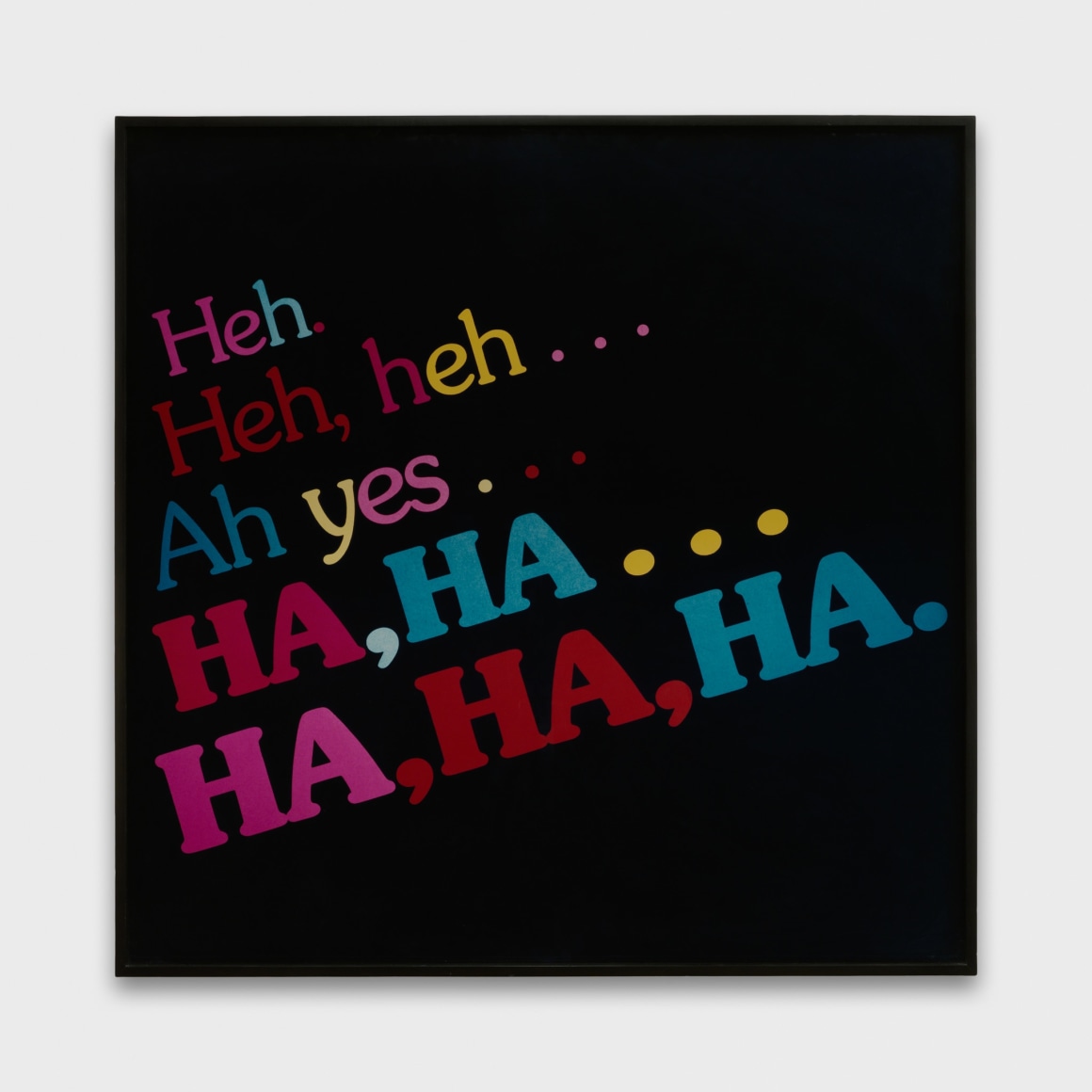 Larry Johnson, Untitled (Heh, heh), 1987