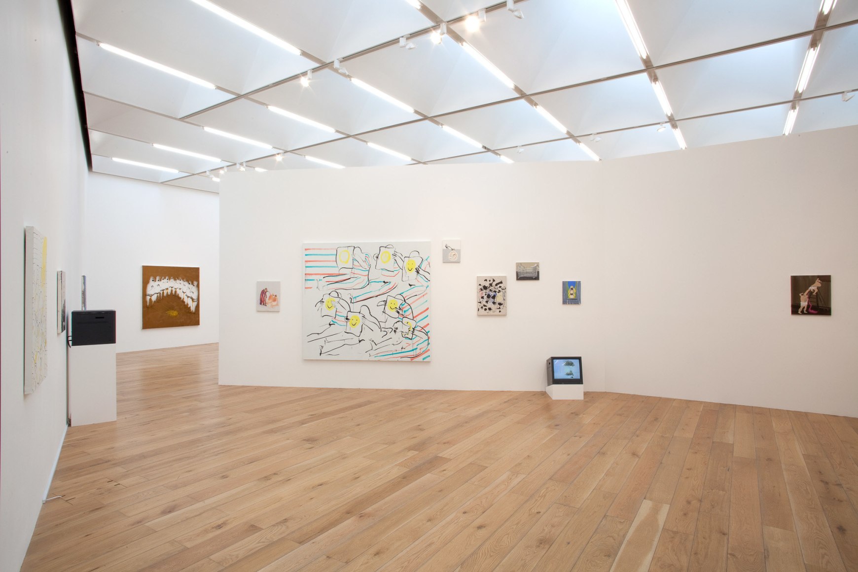 Installation view: Tala Madani, Nottingham Contemporary, 2014