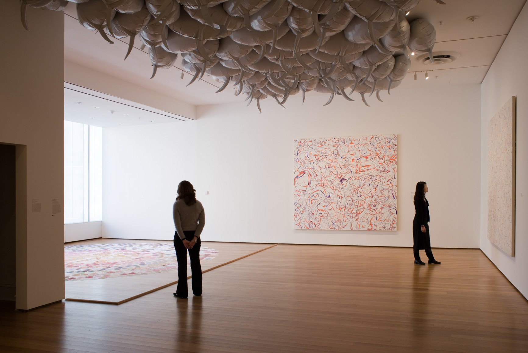 Sue Williams, Installation view: Comic Abstraction: Image-Breaking, Image-Making, MoMA, New York, 2007