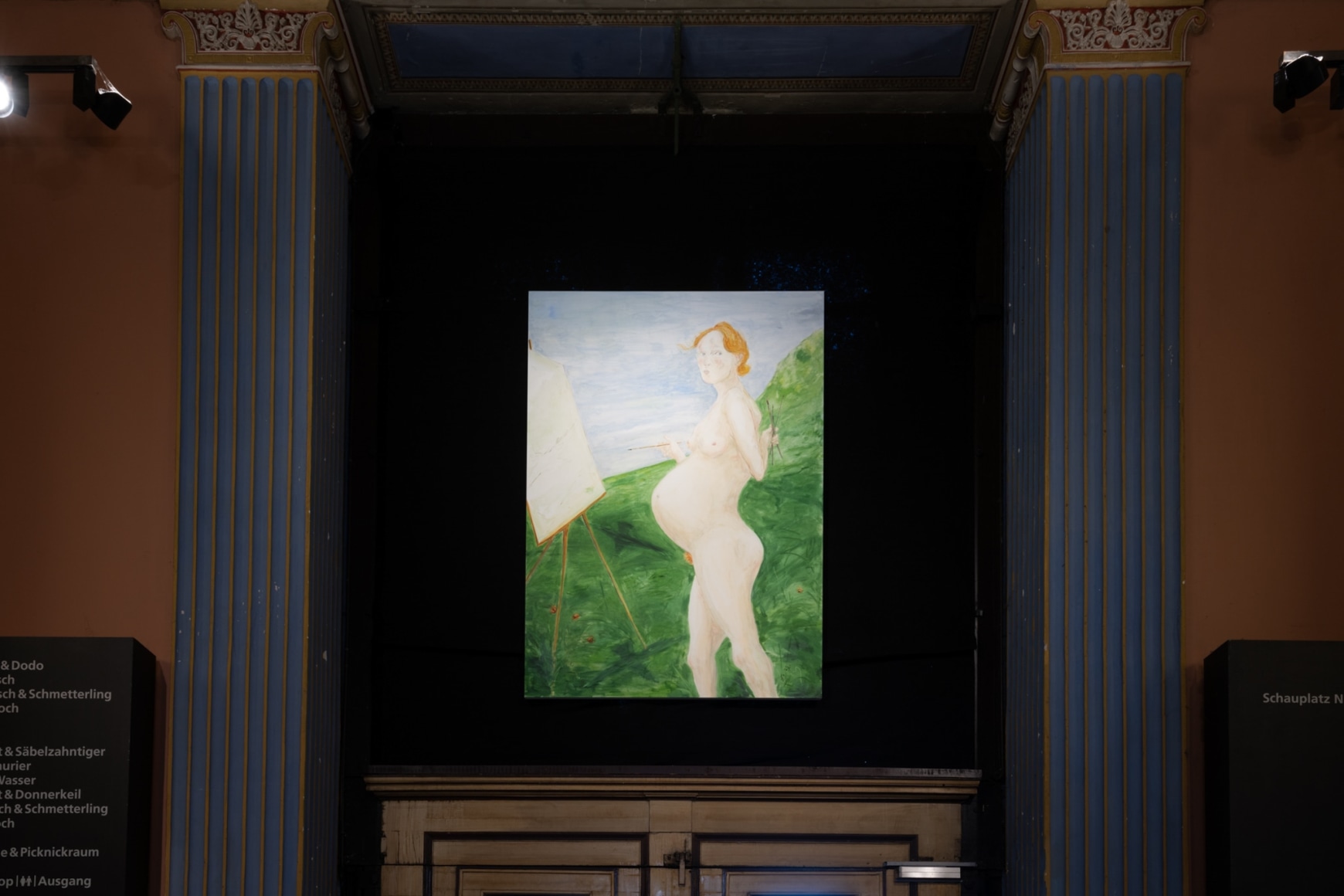 Installation view: Tanya Merrill, Parcours, Natural History Museum Basel, 2023. Photo: Finn Curry