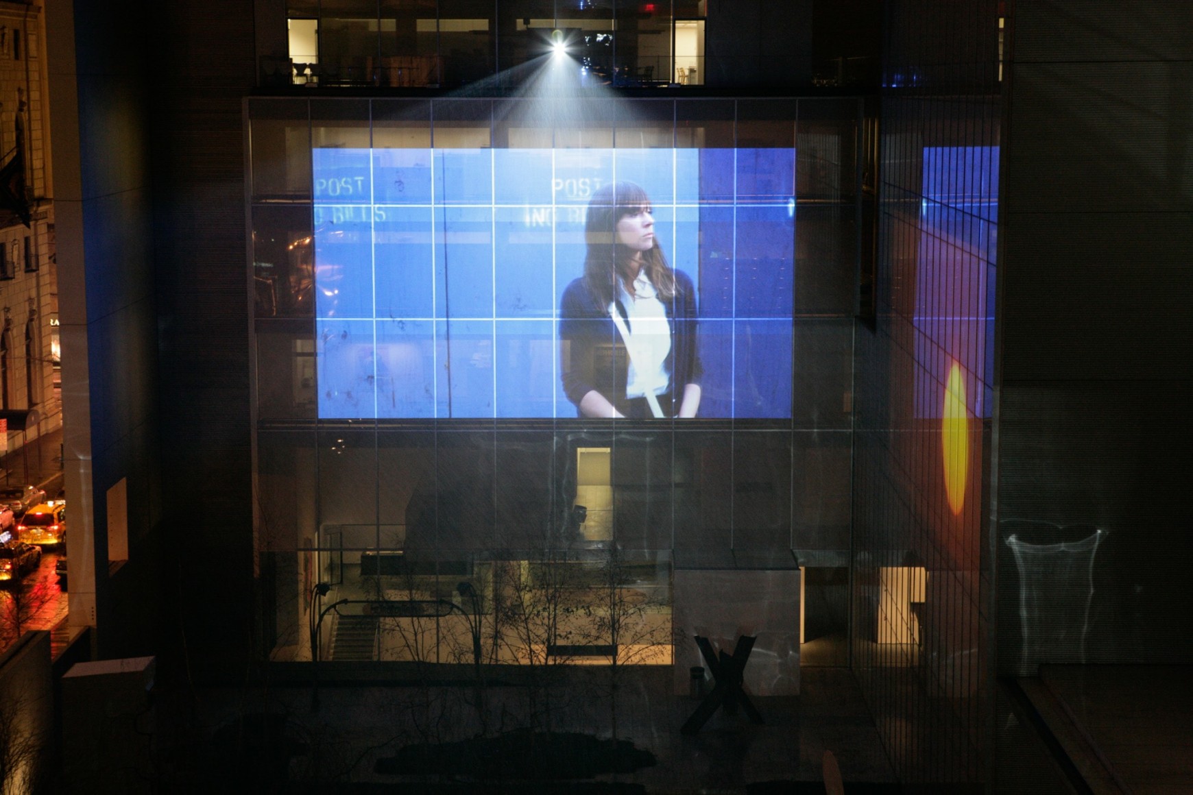 Doug Aitken, sleepwalkers, 2007, MoMA, New York