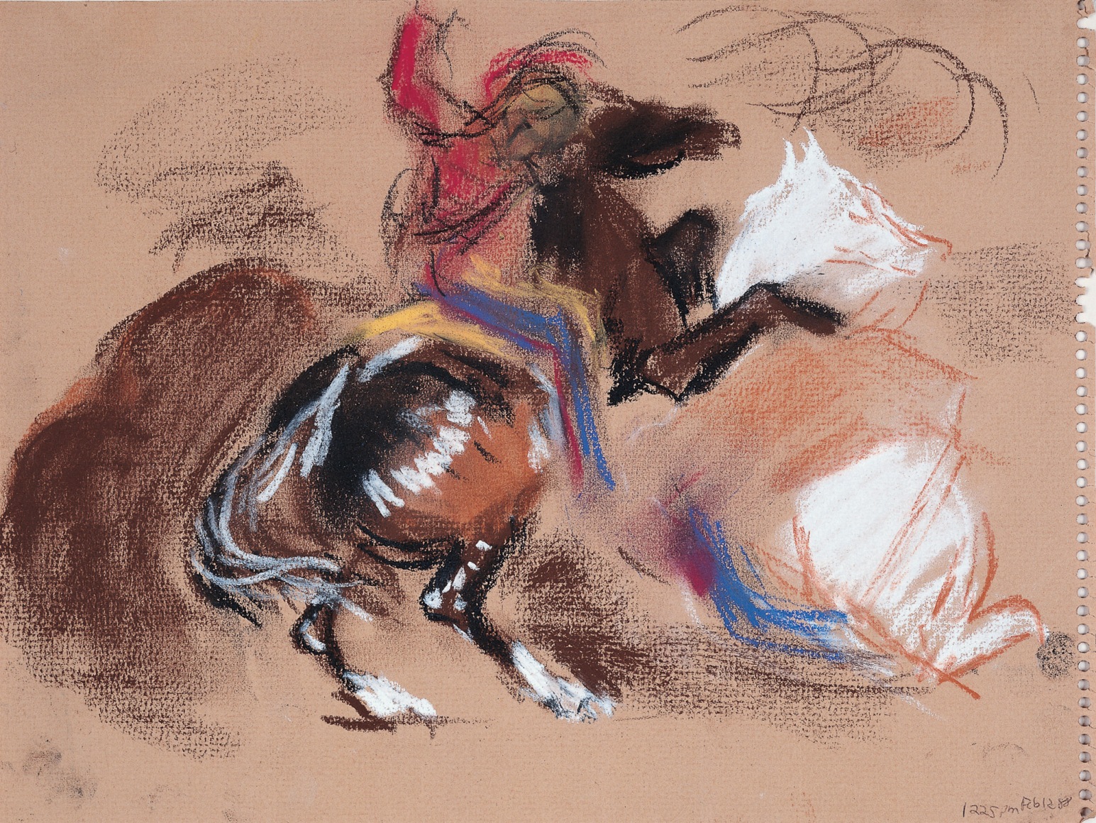 Karen Kilimnik, Battles, 1988