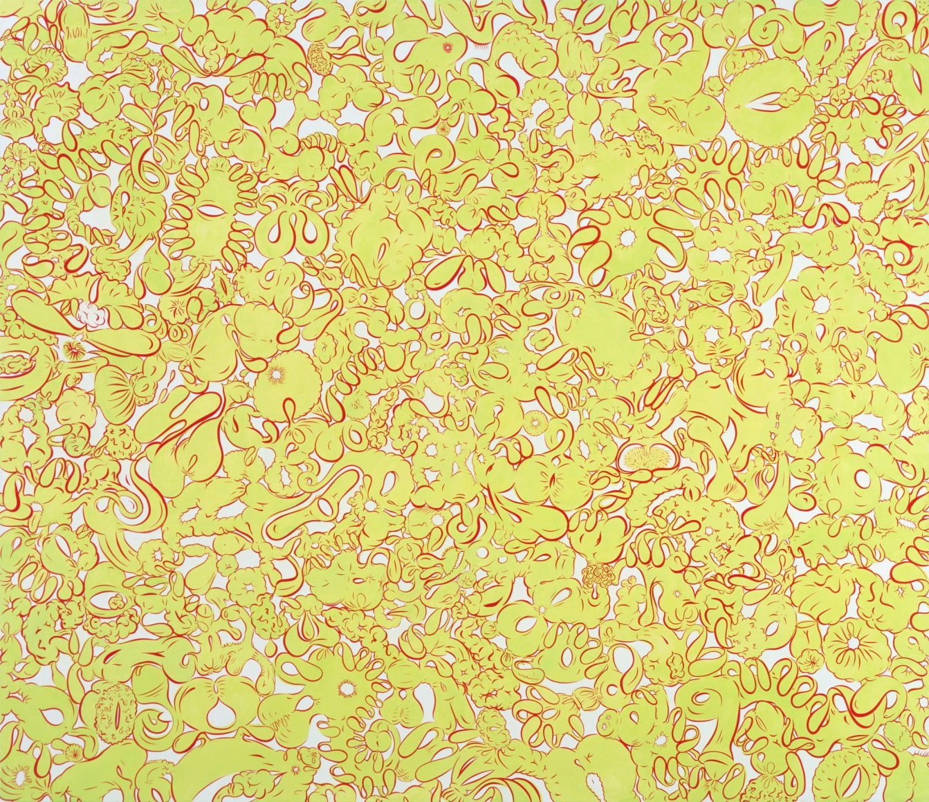 Sue Williams, Bindweed and Red, 2005