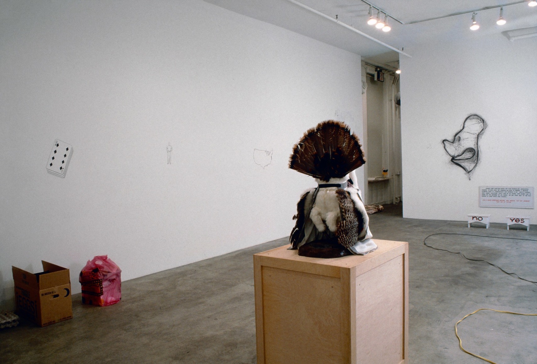 Installation view, One Leading To Another