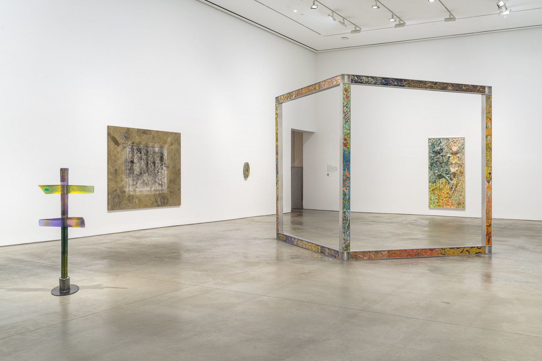 Exhibition view: Sam Falls, 303 Gallery, New York, 2023. Photo: Justin Craun