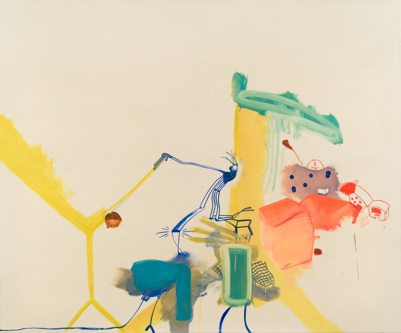 Sue Williams, Home and Beefsteak, 2017