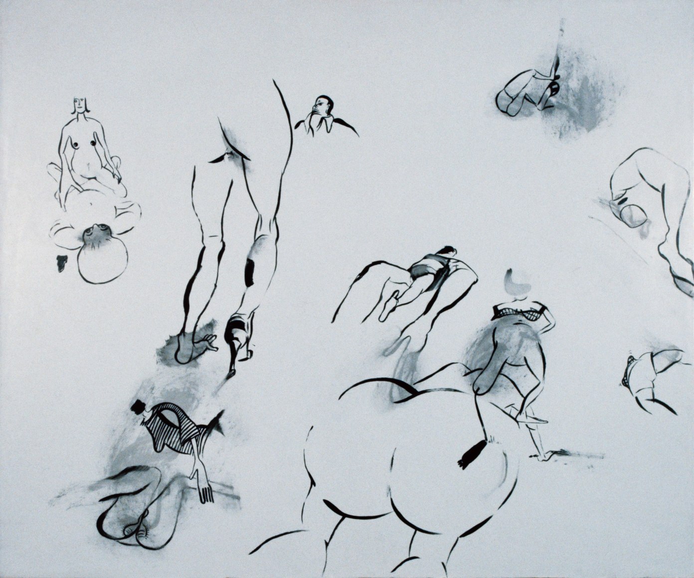Sue Williams, Big Butt, Thin Legs, 1995
