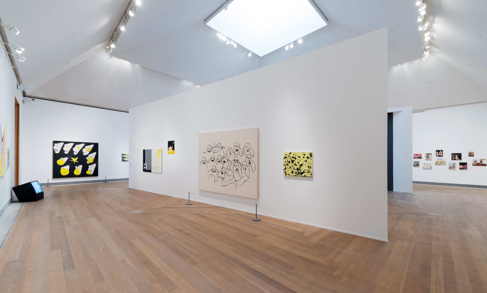 Installation view: Tala Madani: Rip Image, Moderna Musseet, Stockholm, 2013