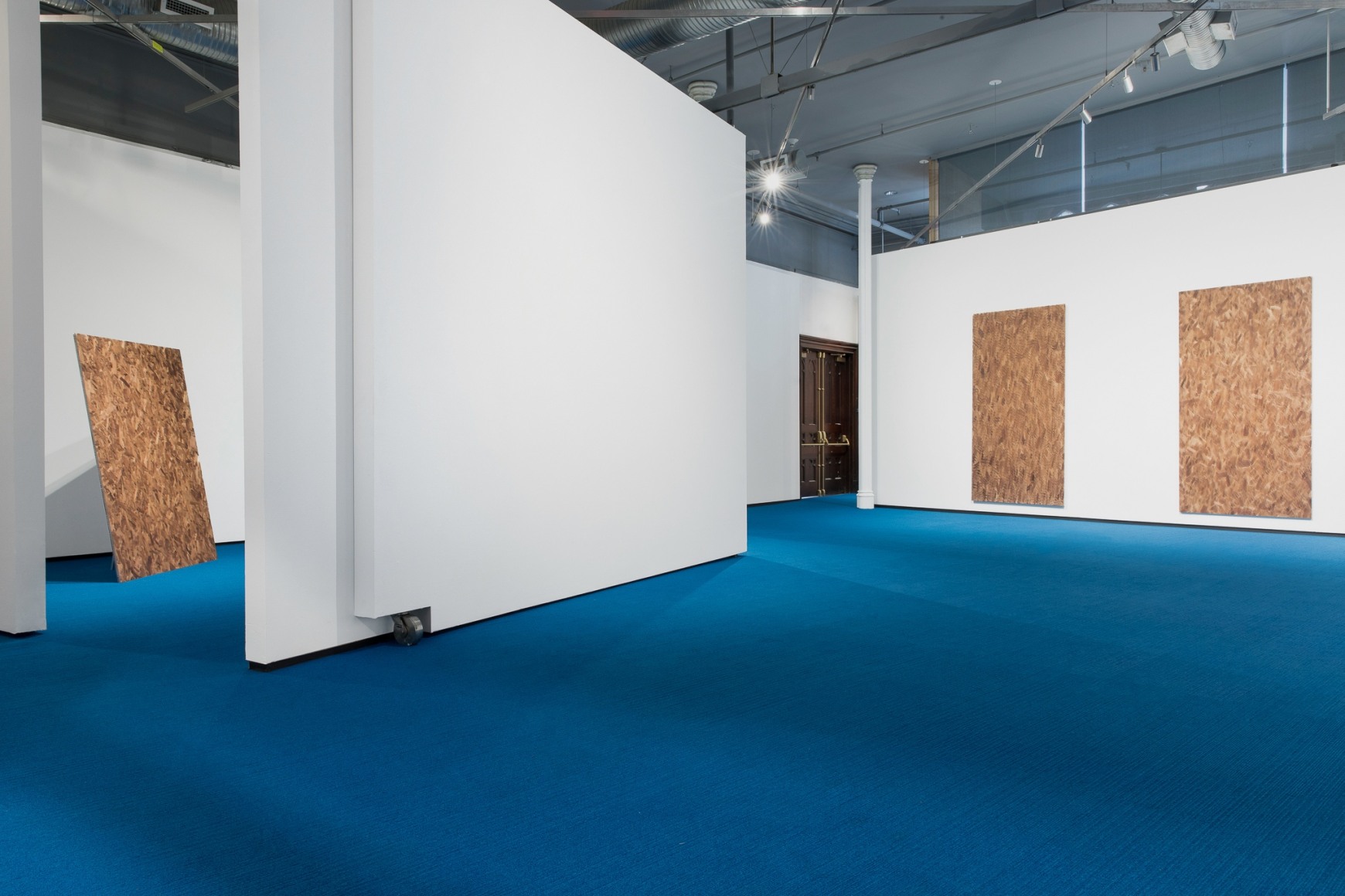 Jacob Kassay, Installation view: Footage, Hallwalls Contemporary Art Center, Buffalo, 2019