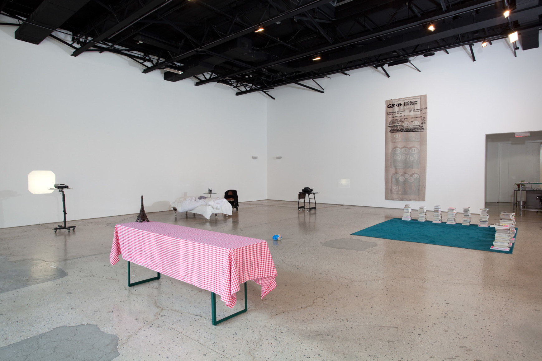 Installation view One Leading Away From Another