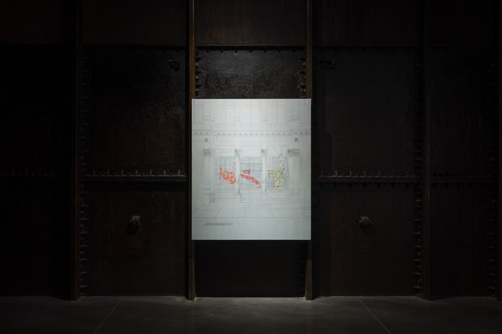 Installation view: Esteban Jefferson, May 25, 2020, Goldsmiths CCA, London, Oct, 7 2023 - Jan 14, 2024.