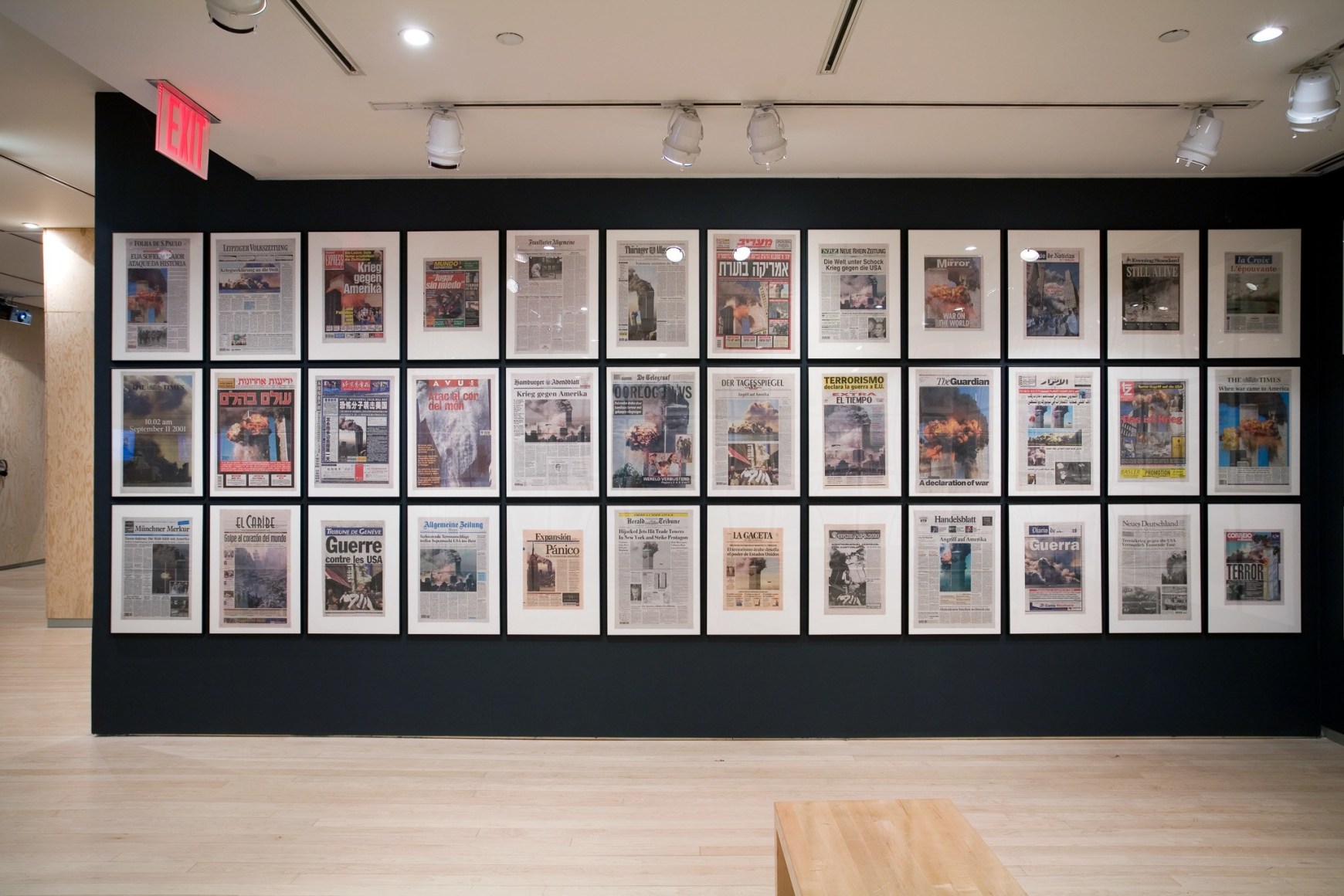 Hans-Peter Feldmann, 9/12 Front Page, ICP, 2008