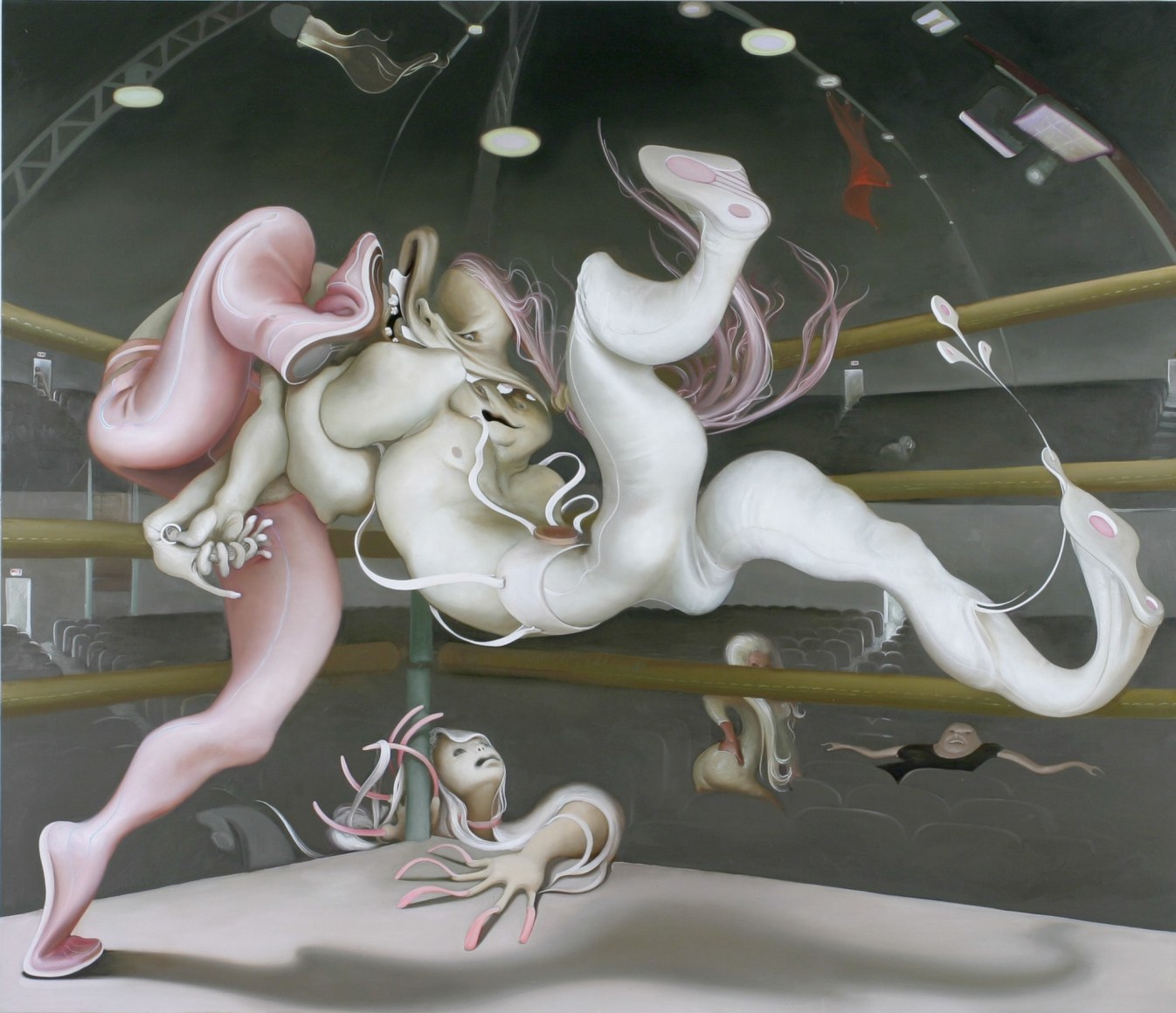 Inka Essenhigh, Wrestlers, 2005