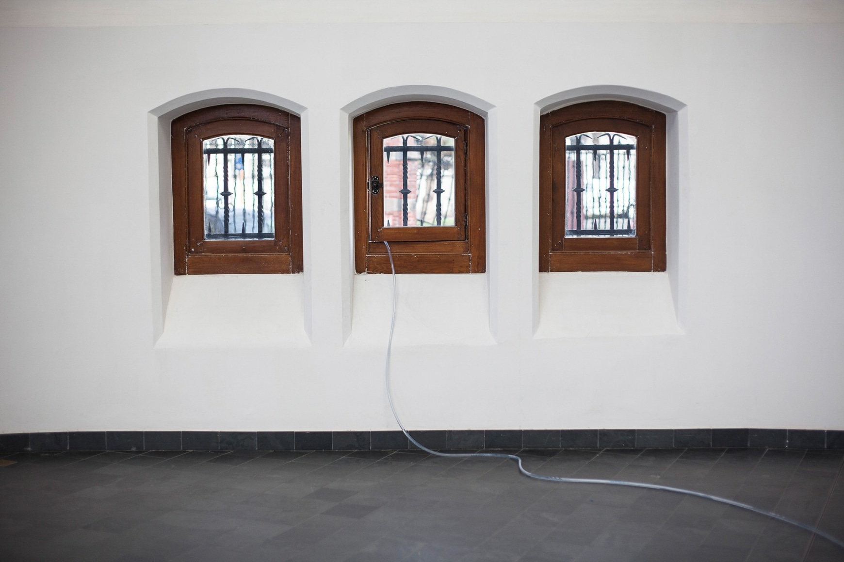 Installation view: Katinka Bock, Nebenwege, Kiosk, Gent, 2014
