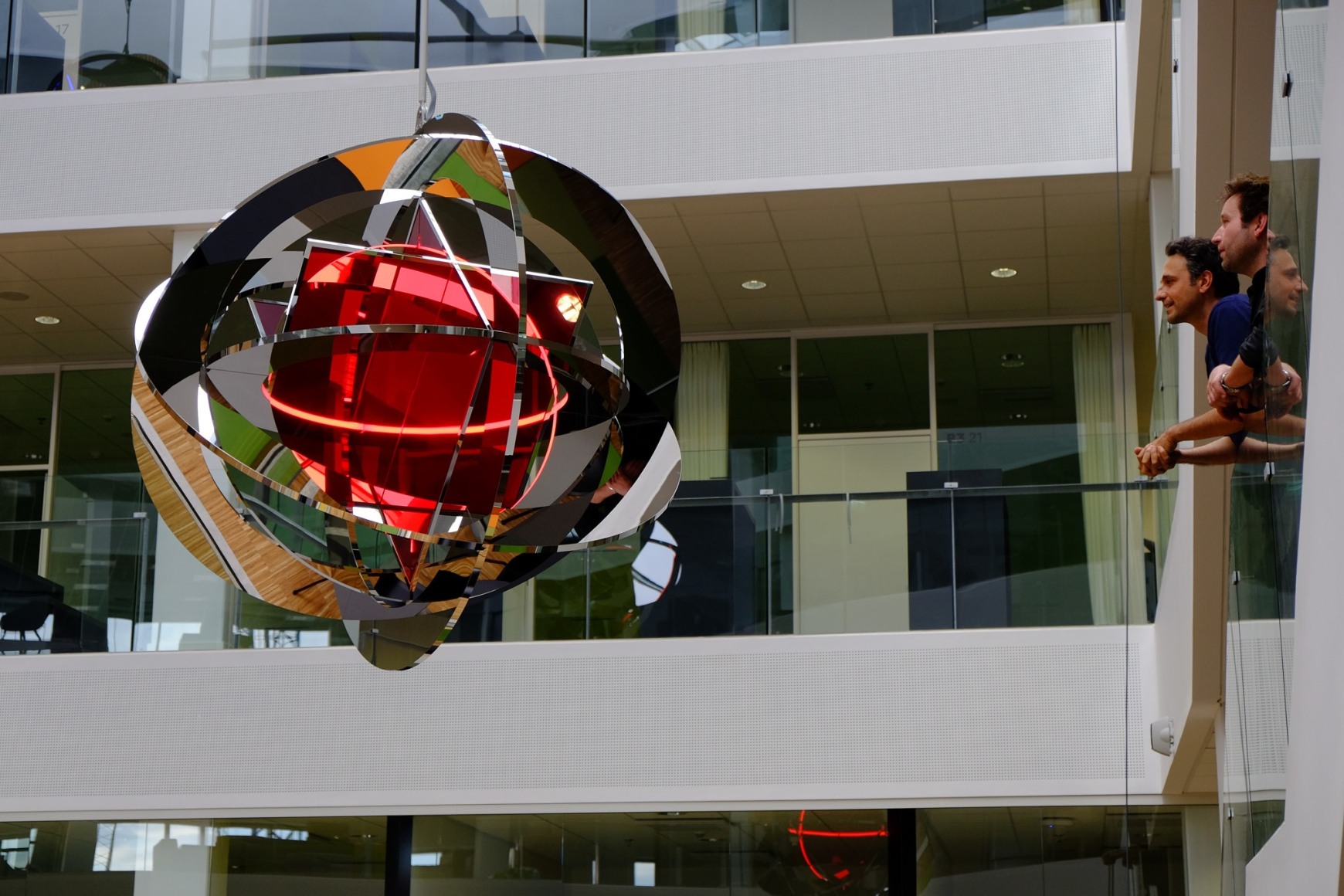 Jeppe Hein, Mobile of Enlightenment, 2015, VIA University College, Aarhus, Denmark