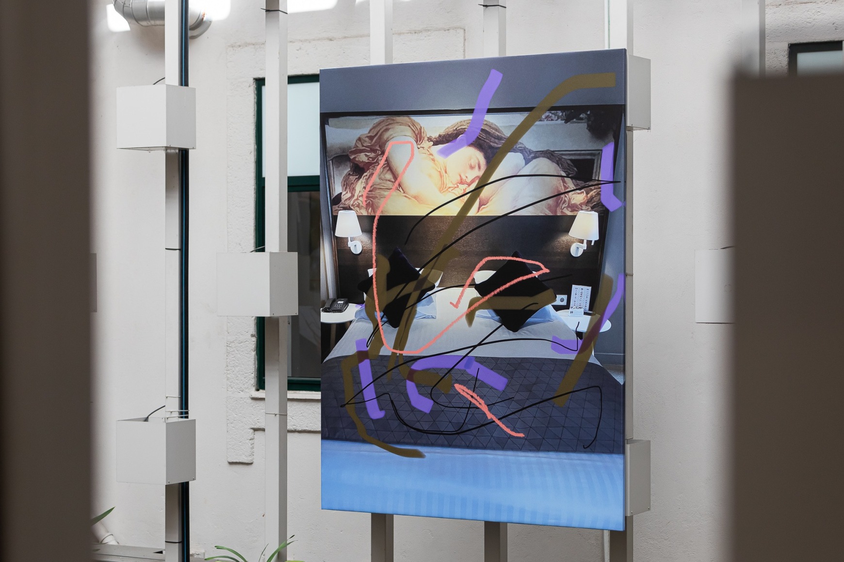 Installation view: Kim Gordon, Object of Projection, curated by Lawrence English, gnration, Braga, Portugal., Photo: Adriano Ferreira Borges