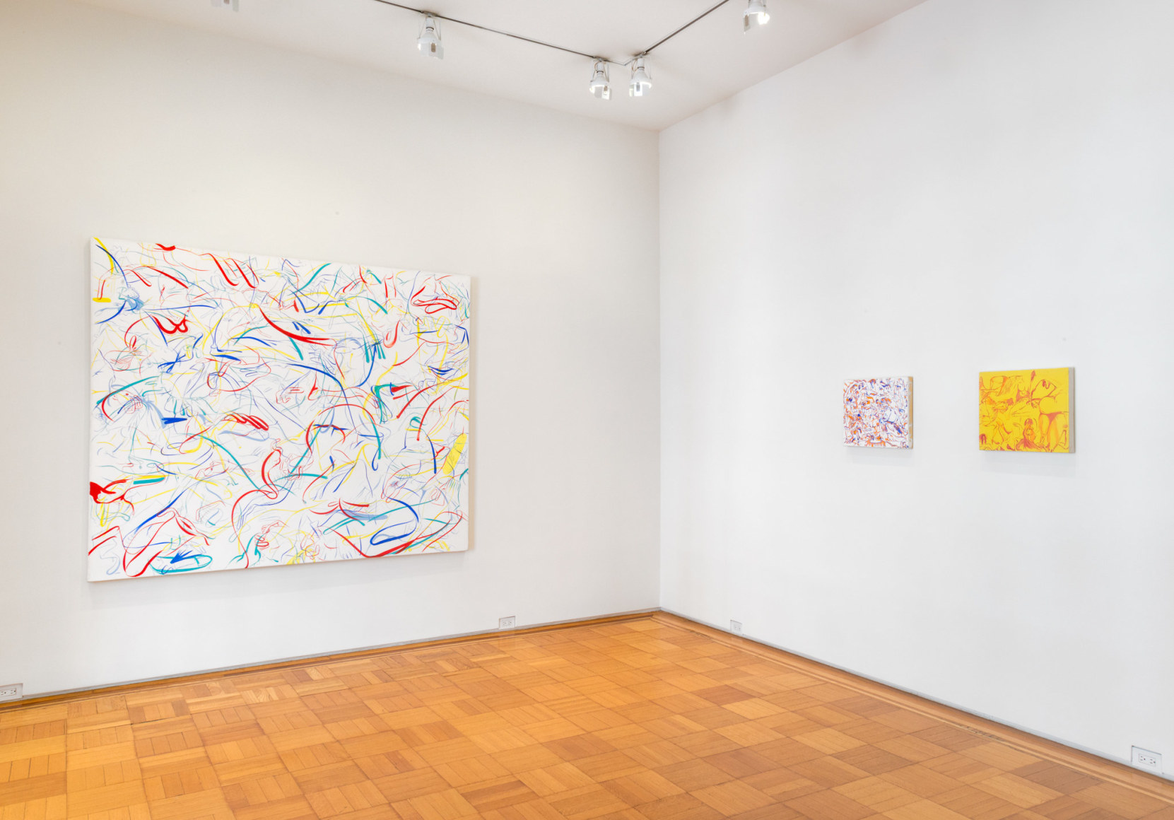Sue Williams, Installation view: Paintings 1997-98, Skarstedt Gallery, New York, 2018