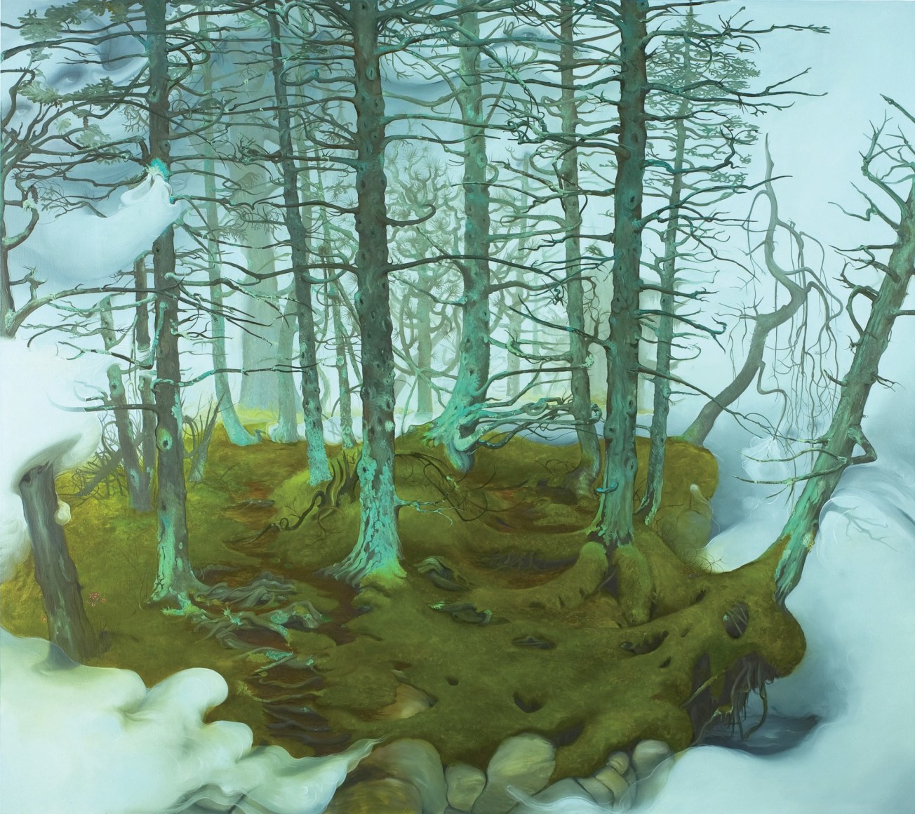 Inka Essenhigh, Fog, Moss, Lichen, 2008