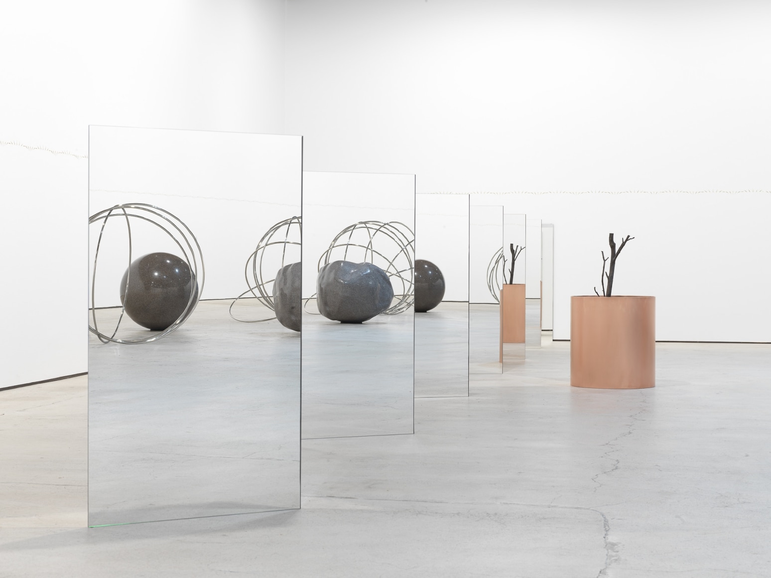 Alicja Kwade, Installation view: Trans-For-Men, EMMA - Espoo Museum of Modern Art, Helsinki, 2018