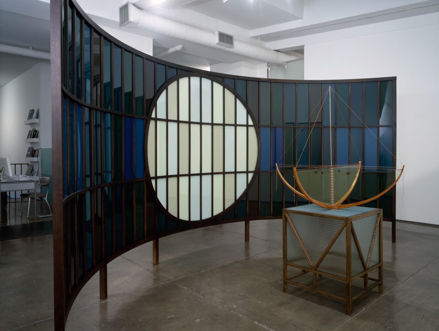 David Thorpe Installation view: A vexed and troubled Englishman sees a parting in the fog which is a glimpse of the glory, or a sweet sip of liberty.