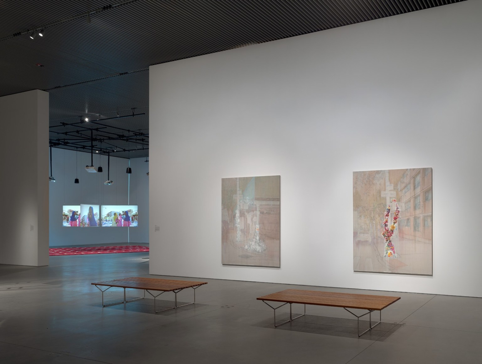 Esteban Jefferson,&nbsp;Installation view: Open Call, The Shed, New York,&nbsp;2021