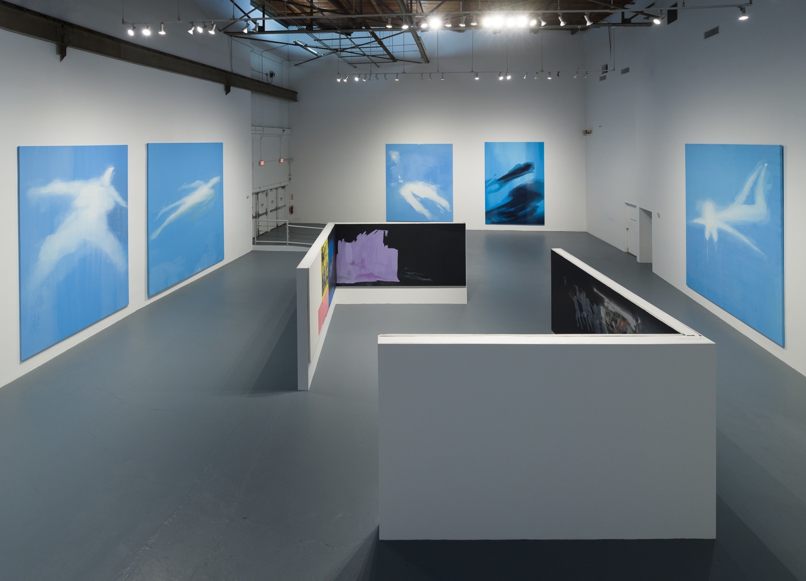 Installation view of Tala Madani: Biscuits, September 10, 2022 – February 19, 2023 at The Geffen Contemporary at MOCA. Courtesy of The Museum of Contemporary Art (MOCA). Photo by Jeff McLane.