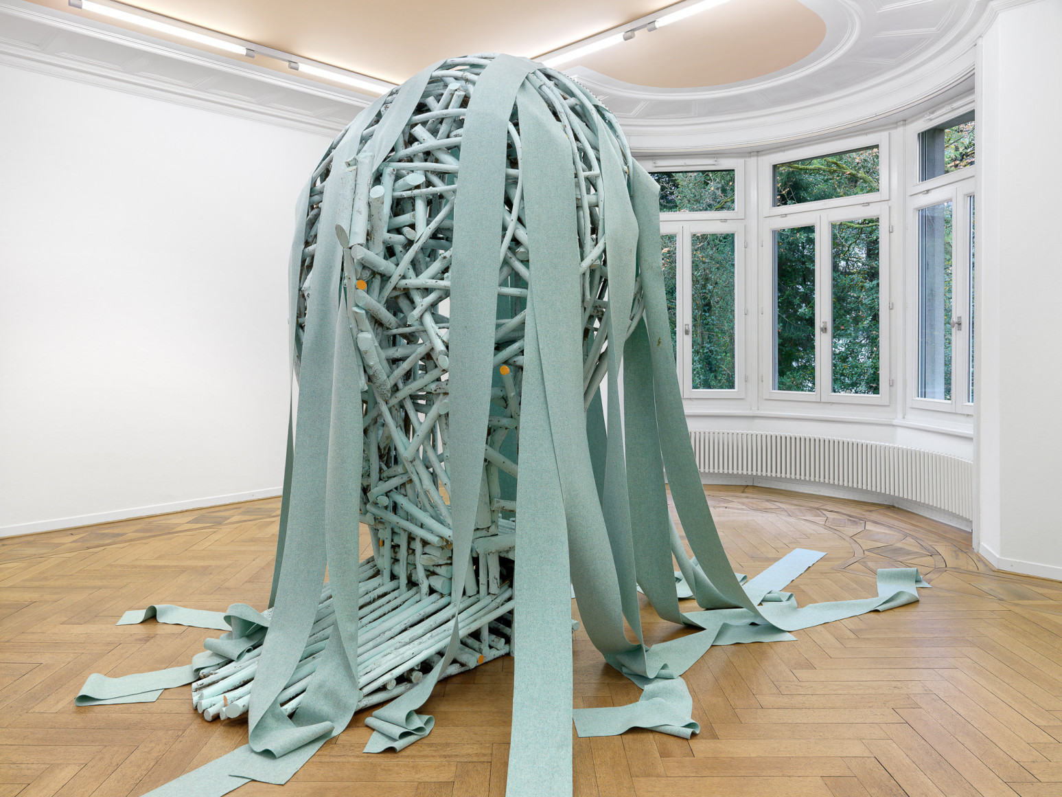 Installation view: Valentin Carron, La Petite Californie, Museum Bellpark, Kriens, 2021, Images courtesy Museum Ballpark. Photos by Annik Wetter