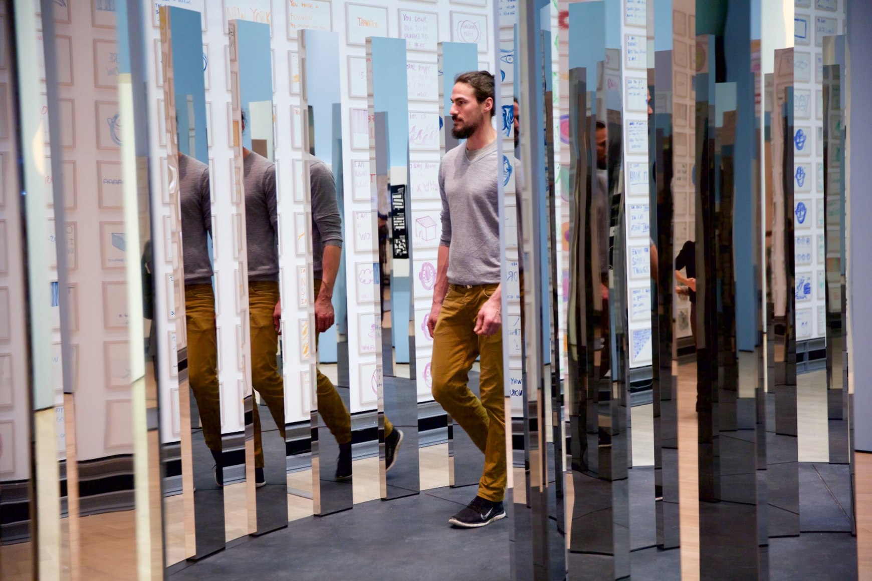 Jeppe Hein, This Way, Kunstmuseum Wolfsburg, 2015