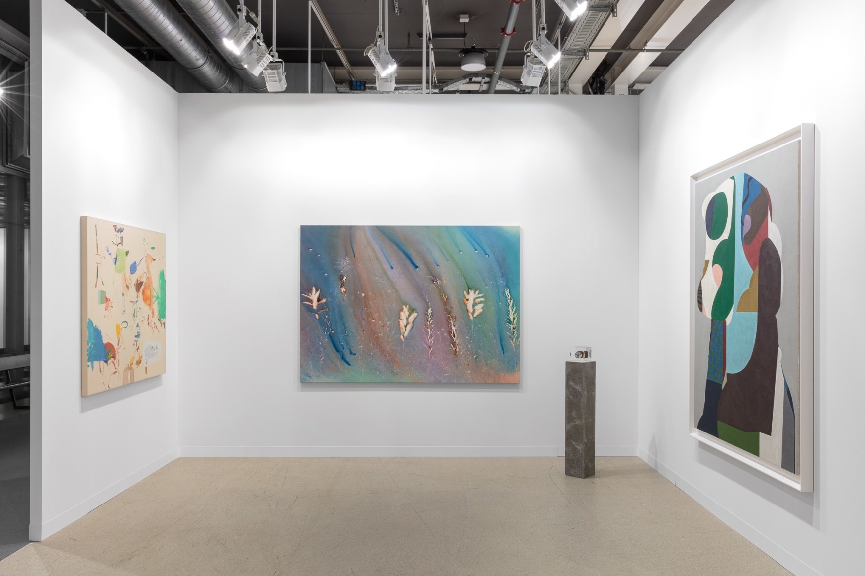 Installation view, Art Basel, 2024. 303 Gallery, Booth K21. Photo: Sebastiano Pellion di Persano