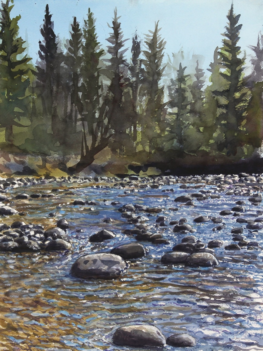 Tim Gardner, River Scene, Afternoon