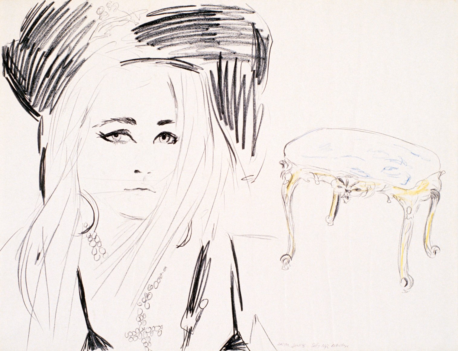 Karen Kilimnik, Sally NYC, East Village, 1985